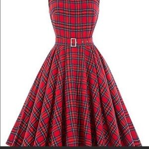 Belle Poque Plaid Dress